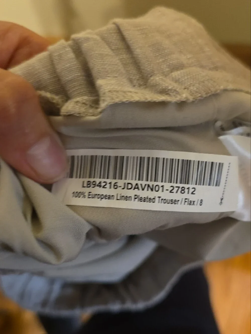 Quince Womens 100% European Linen Pleated Pants size 8